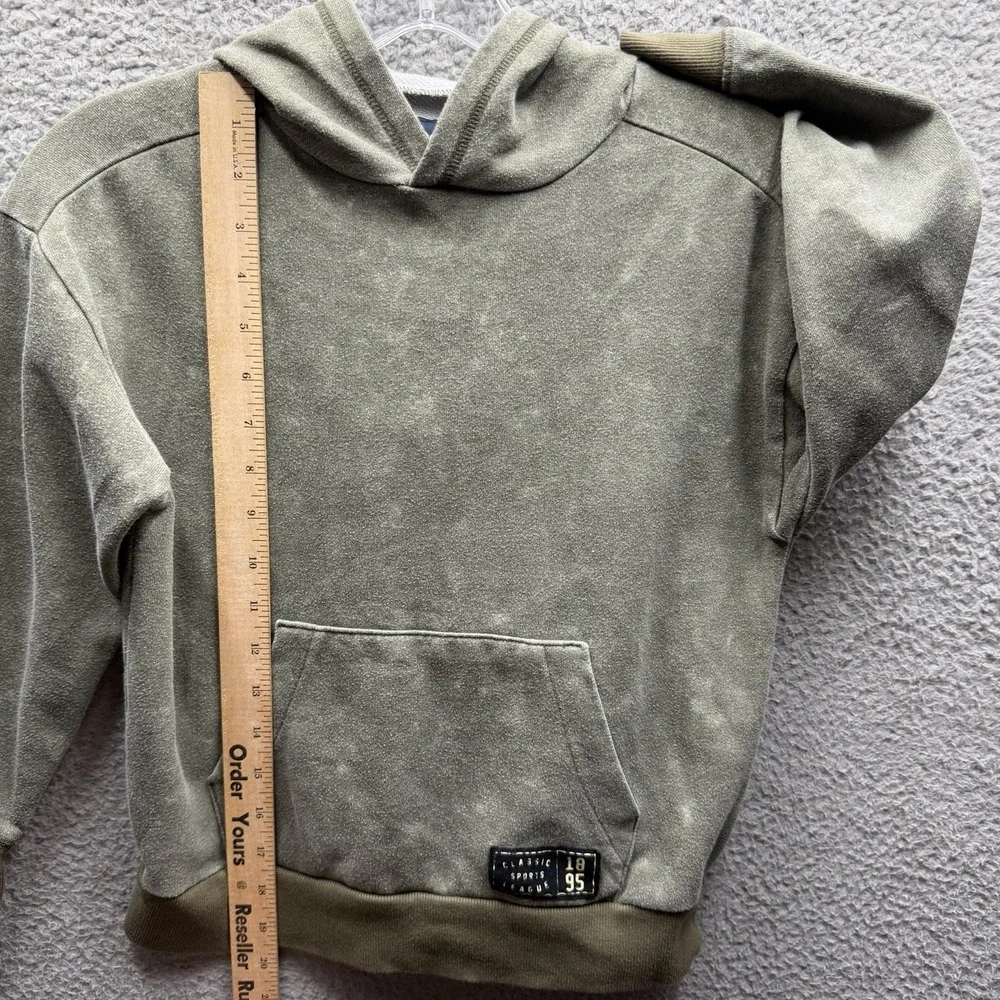 OshKosh B'gosh Hoodie Boy's Size 8 Green Basic Pullover Hoodie Boy's Size 7